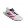 Adidas Predator Club IN Sala J - Branco/Vermelho/Preto